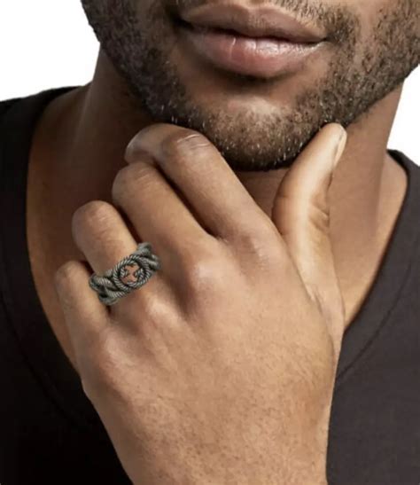 gucci ring.men|Gucci link chain for men.